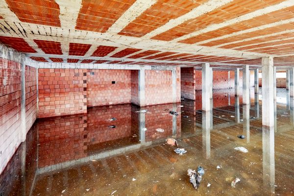 Basement Flood Remediation in Katy